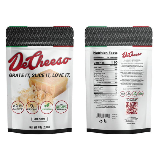 Grated cheese in a bowl with the text "Grate it, Slice it, Love it" displayed prominently above it.